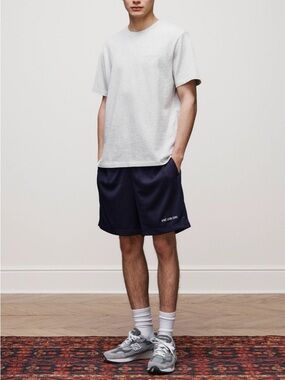 Aime Leon Dore Tonal Logo Short Sleeve Tee Shirt Oatmeal